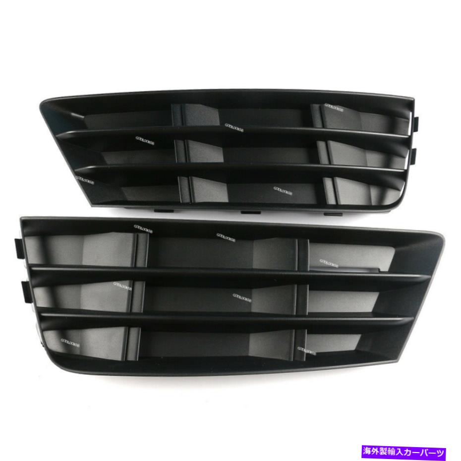 フォグライト ペアフロントバンパーフォグライトグリルカバーアウディA4 B9 16-17の下部L + Rサイド Pair Front Bumper Fog Light Grille Cover Lower L + R Side For AUDI A4 B9 16-17【並行輸入品】