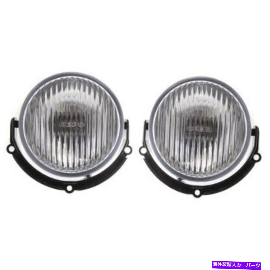 フォグライト 2つのフォグランプランプのペアセットフロント左と右FO2592206 XR3Z15200CA Pair Set of 2 Fog Lights Lamps Front Left-and-Right FO2592206 XR3Z15200CA【並行輸入品】