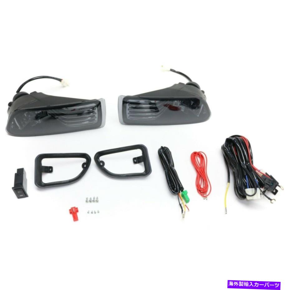フォグライト 2005-2010 Scion TC Front Front左と右のスモークレンズのフォグライト Fog Light For 2005-2010 Scion tC Front Left and Right Set of 2 Smoked Lens【並行輸入品】