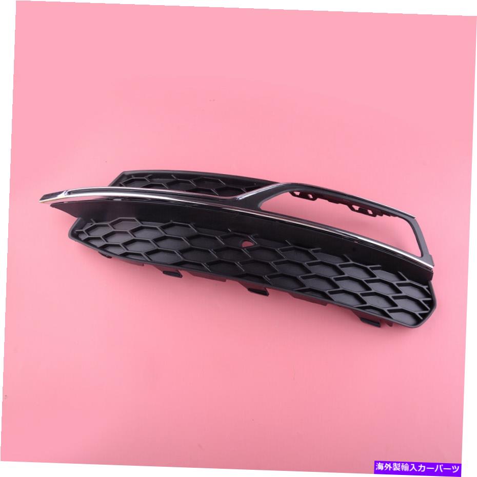 フォグライト フロント左バンパー下部フォグライトランプグリルカバーアウディS3 A3 Sラインに合っている Front Left Bumper Lower Fog Light Lamp Grille Cover Fit for Audi S3 A3 S-Line【並行輸入品】