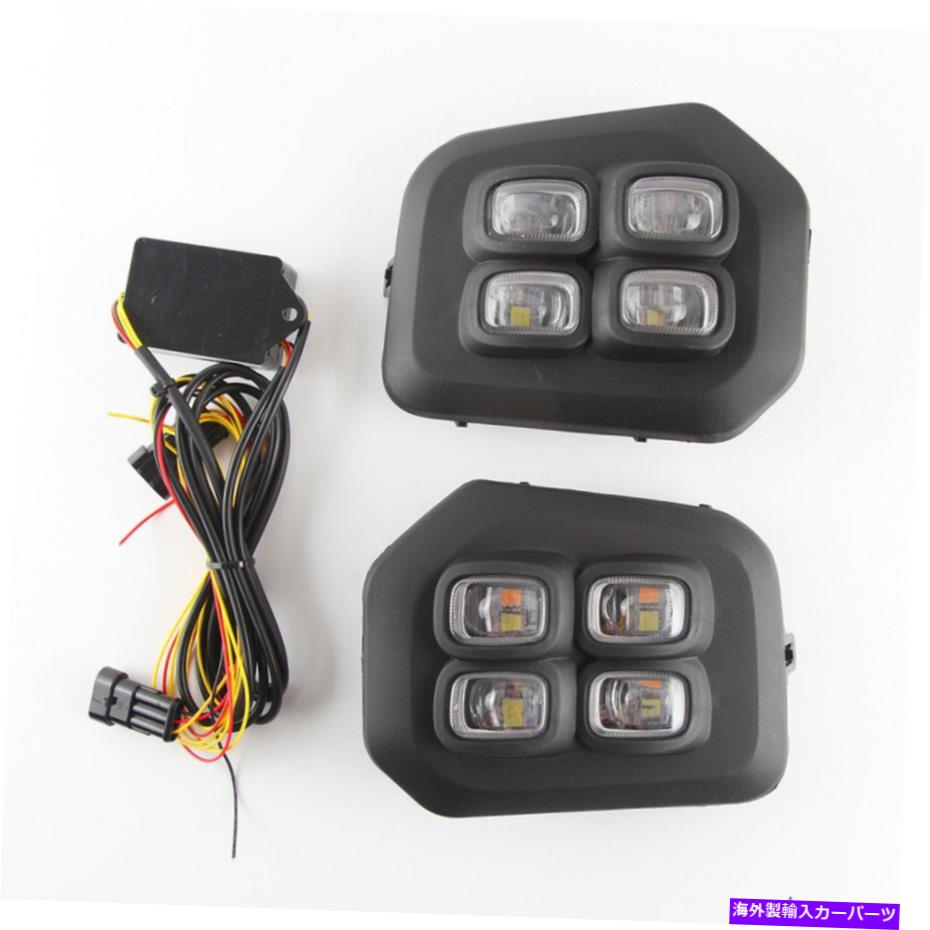 フォグライト LEDフロントバンパーフォグランプDRLトヨタツンドラ2016 2017 2018 20のランニングライト20 LED front bumper fog lamp DRL running light For Toyota Tundra 2016 2017 2018 20【並行輸入品】