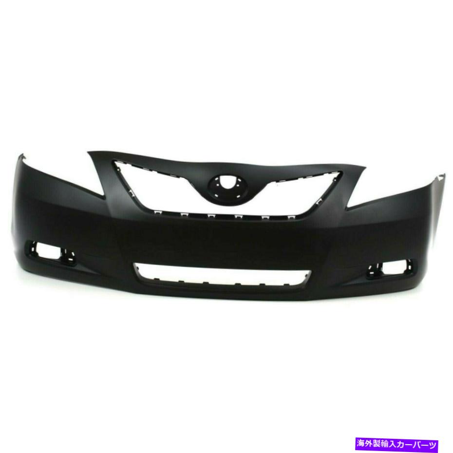 フォグライト 2007年から2009年のプライミングフロントバンパーカバートヨタカムリセダンベースle xle ceハイブリッド Primed Front Bumper Cover For 2007-2009 Toyota Camry Sedan Base LE XLE CE Hybrid【並行輸入品】