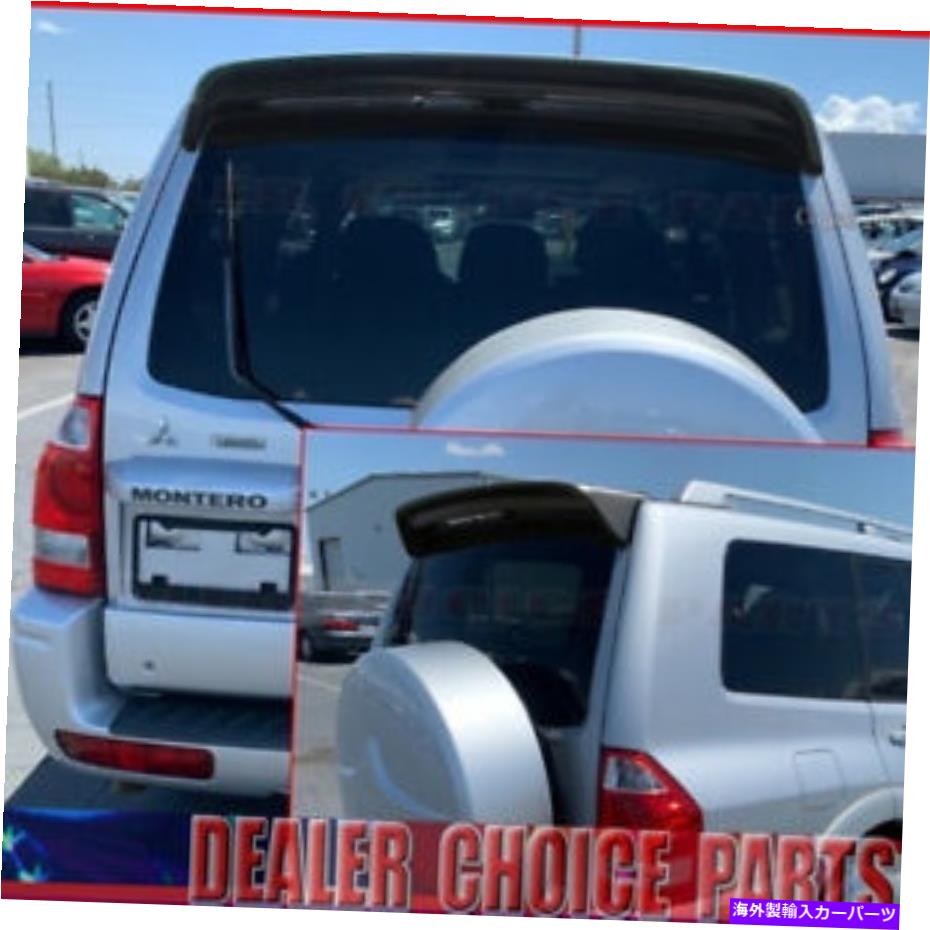 フォグライト 2001-2006 Mitsubishi Montero Factory Style Rooper Painted Gloss Black 2001-2006 Mitsubishi MONTERO Factory Style Roof Spoiler PAINTED GLOSS BLACK【並行輸入品】