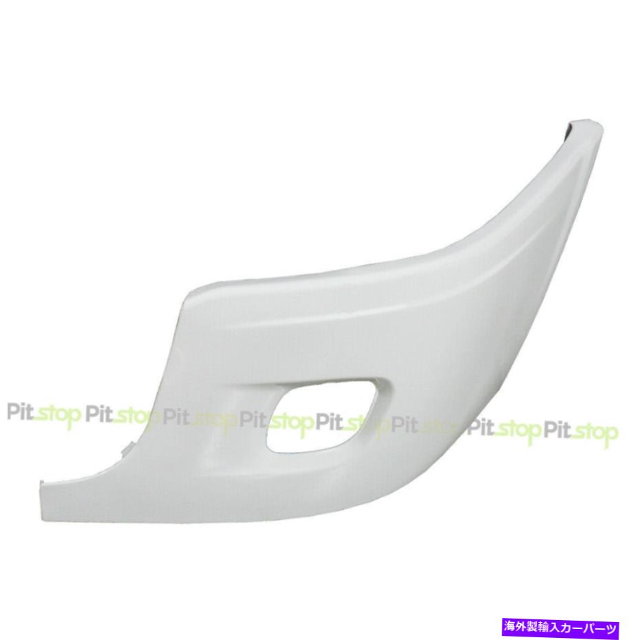 フォグライト Freightliner Cascadia Bumper Endカバー塗装された白い光灯の穴が残っている Freightliner Cascadia Bumper End Cover Painted White Left With Fog Light Hole【並行輸入品】
