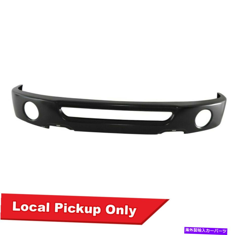 フォグライト 06-08 FORD F-150 FO1002401の新しいフロントブラックスチールバンパー付きフォグライトホール New Front Black Steel Bumper W/ Fog Light Holes For 06-08 Ford F-150 FO1002401【並行輸入品】
