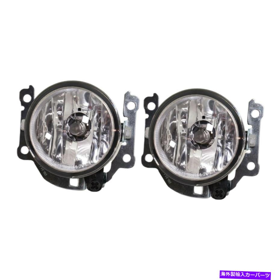 フォグライト 8321A668新しいフォグライトドライビングランプ2フロントドライバーと乗客のペアのセット 8321A668 New Fog Lights Driving Lamps Set of 2 Front Driver & Passenger Pair【並行輸入品】