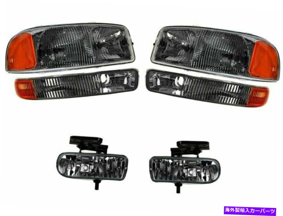 フォグライト 2000-2006 GMC Yukon XL 1500ヘッドライトフォグライトパーキングライトキット18111dq For 2000-2006 GMC Yukon XL 1500 Headlight Fog Light Parking Light Kit 18111DQ【並行輸入品】