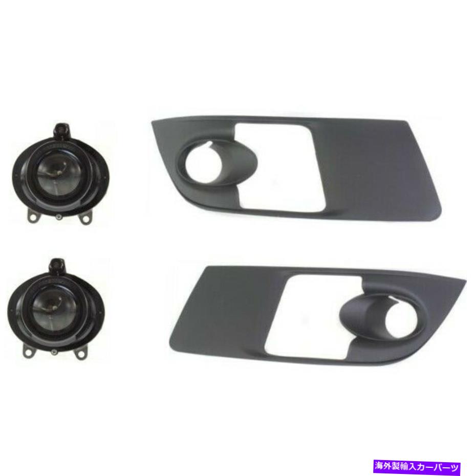 フォグライト 2007-10土星の見通しLH＆RH W/電球の2つのクリアレンズフォグライトのセット Set of 2 Clear Lens Fog Light For 2007-10 Saturn Outlook LH & RH w/ Bulbs【並行輸入品】