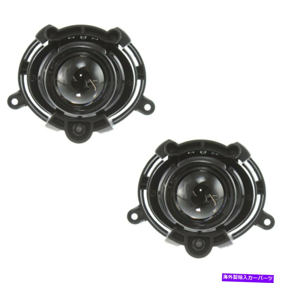 フォグライト GM2590106C 2つのフォグランプランプのセットシボレークーペペアの左と右の右 GM2590106C Set of 2 Fog Lights Lamps Front Left-and-Right for Chevy Coupe Pair【並行輸入品】