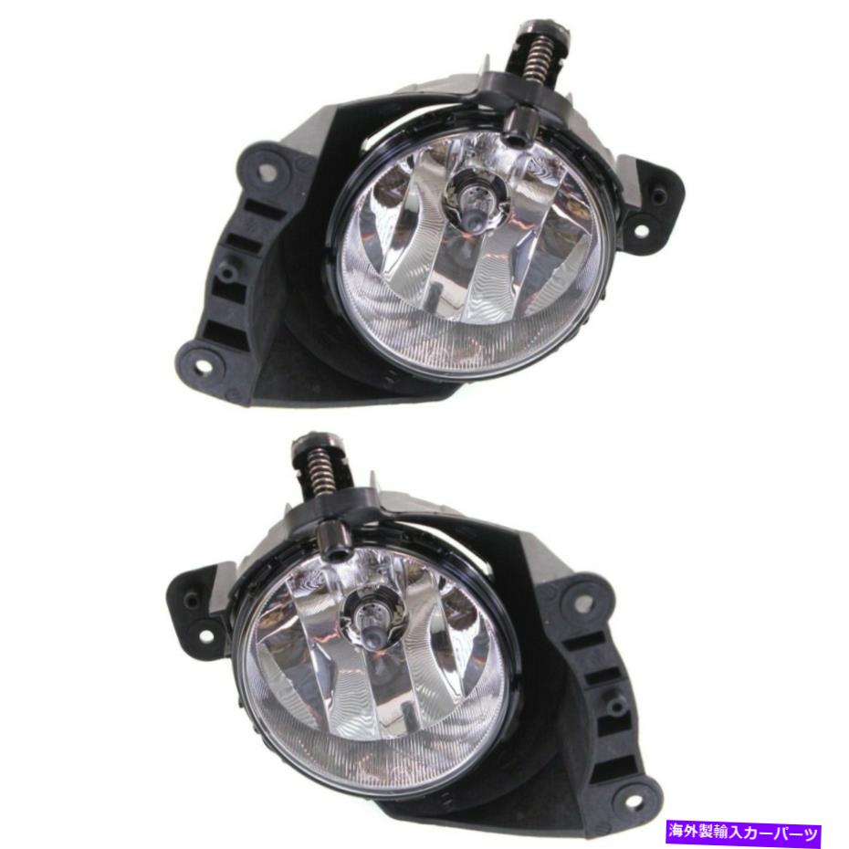 フォグライト Chevy 96830994、96830993用の2つのフォグランプランプのペアセットフロント左と右 Pair Set of 2 Fog Lights Lamps Front Left-and-Right for Chevy 96830994, 96830993