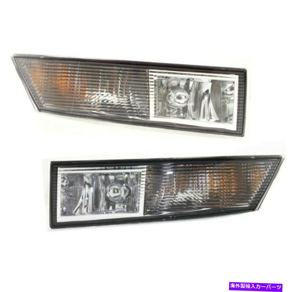 フォグライト 2つのフォグランプランプのセットフロント左と右GM2592163、GM2593163 LH＆RHペア Set of 2 Fog Lights Lamps Front Left-and-Right GM2592163, GM2593163 LH & RH Pair【並行輸入品】 55,638円