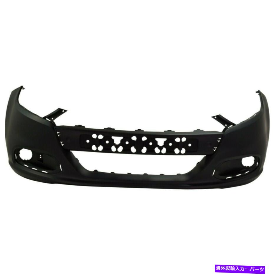 フォグライト 2013-2016 DODGE DART 68071974AB CH1000A29のプライムフロントバンパーカバーフェイシアフェイシア Primed Front Bumper Cover Fascia for 2013-2016 Dodge Dart 68071974AB CH1000A29【並行輸入品】