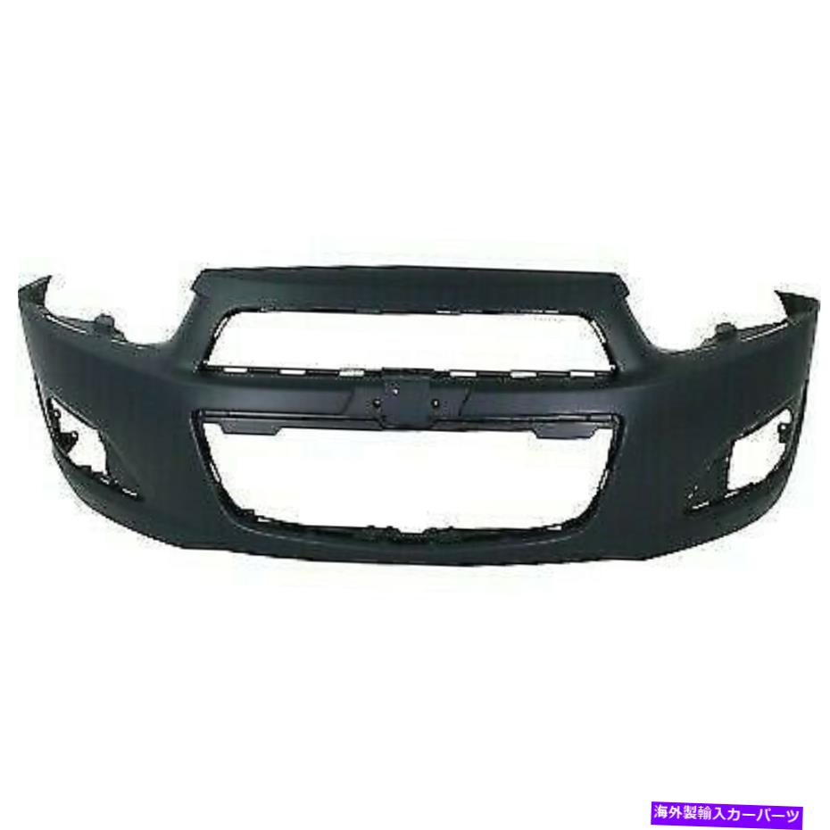 フォグライト 2012-2016シボレーソニックLS LT LTZ 95245182のプライミングフロントバンパーカバー Primed Front Bumper Cover for 2012-2016 Chevrolet Sonic LS LT LTZ 95245182【並行輸入品】