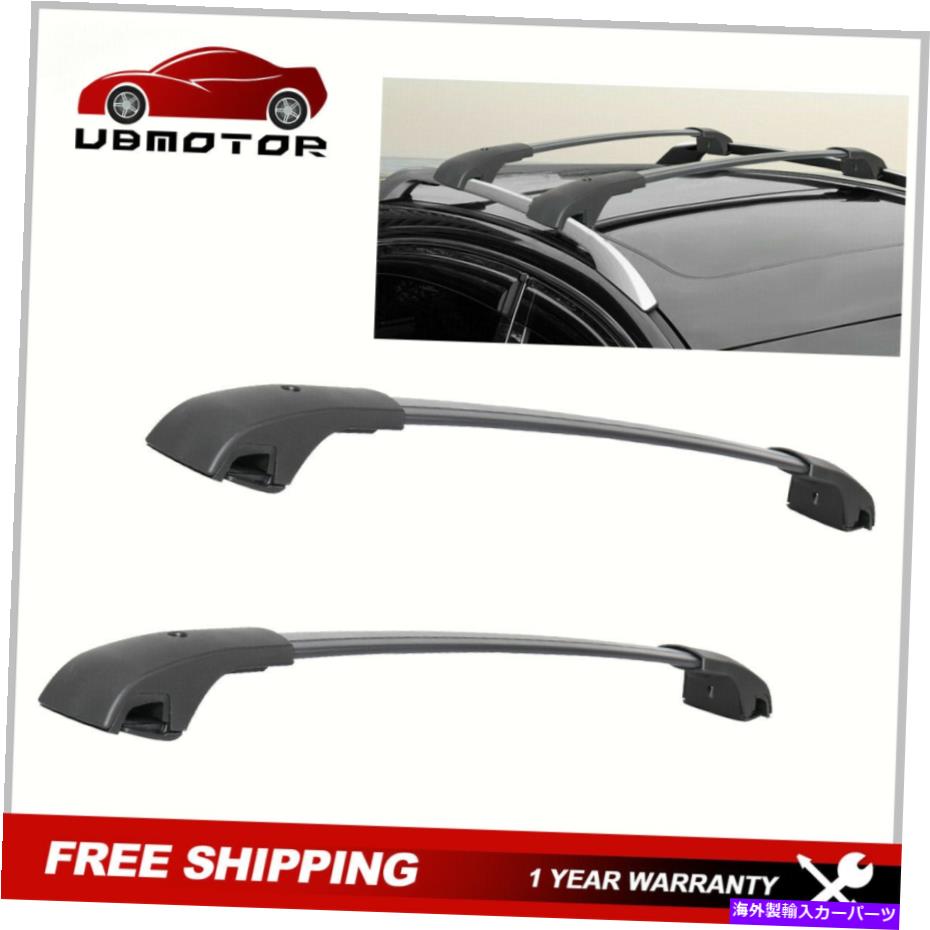 ルーフキャリア 2015-2019の2xトップルーフラッククロスバークロスバージープレネゲード荷物キャリア 2x Top Roof Rack Crossbars Cross Bar For 2015-2019 Jeep Renegade Luggage Carrier【並行輸入品】