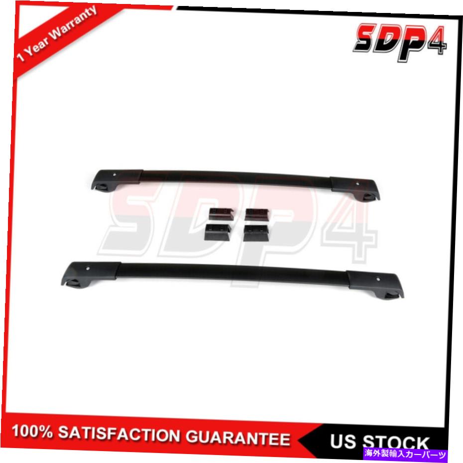 ルーフキャリア 2009-2013スバルフォレスターのブラックトップ荷物キャリアルーフラッククロスバー Black Top Luggage Carrier Roof Rack Cross Bar For 2009-2013 Subaru Forester【並行輸入品】