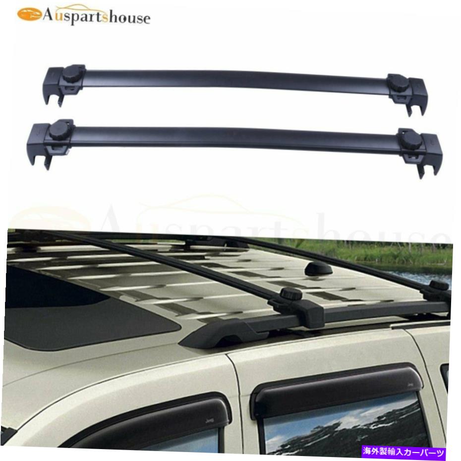 ルーフキャリア ジープパトリオット2.0 2.4L 2007-2017アルミニウム荷物キャリア用のルーフラッククロスバー Roof Rack Cross Bar For Jeep Patriot 2.0 2.4L 2007-2017 Aluminum Luggage Carrier【並行輸入品】