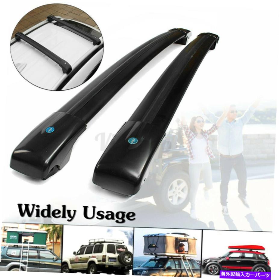 ルーフキャリア 車のフロントリアルーフトップラッククロスバー荷物荷物ジープチェロキーの貨物 Car Front Rear Roof Top Rack Cross Bar Luggage Cargo For Jeep Cherokee【並行輸入品】
