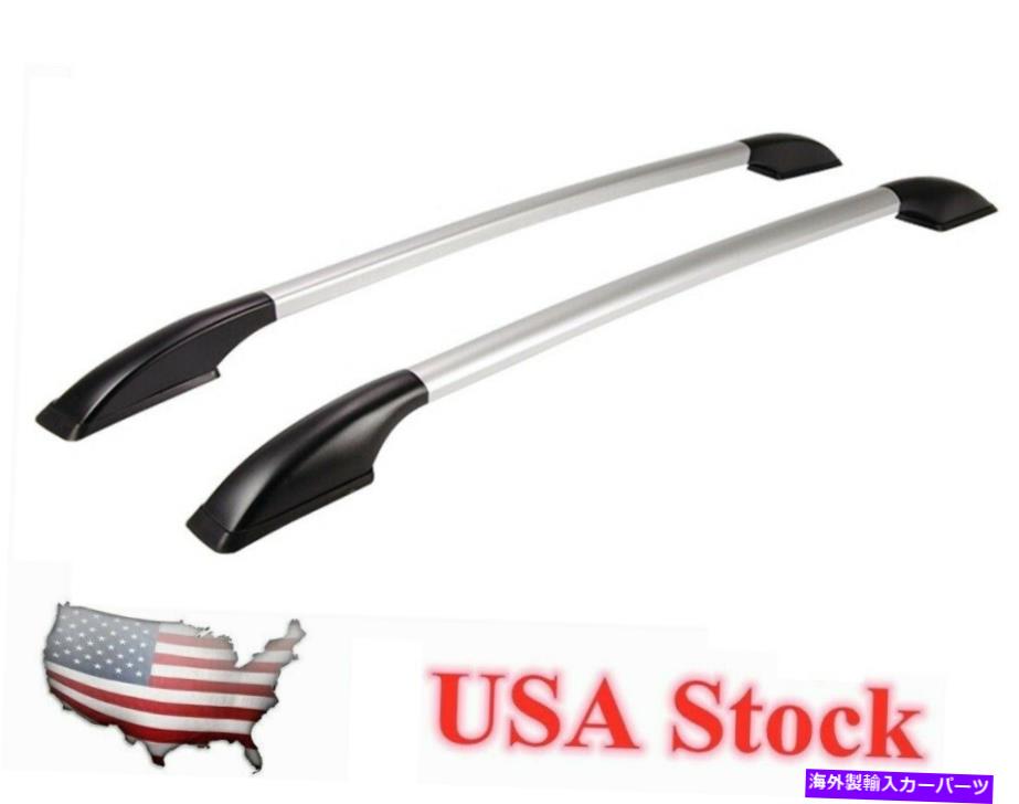 ルーフキャリア トップルーフラック120cm貨物レールサイドバーアルミニウム合金SUVトラック用の装飾 Top Roof Rack 120cm Cargo Rails Side Bar Aluminum Alloy Decoration for SUV Truck【並行輸入品】