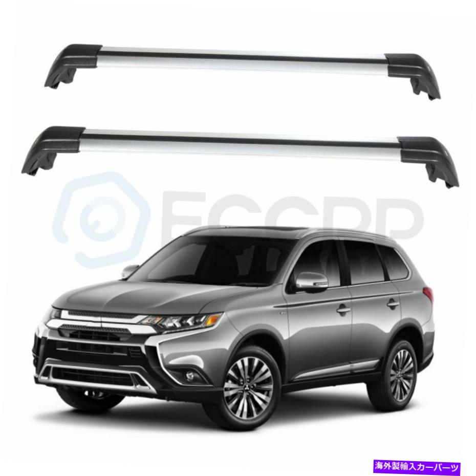 ルーフキャリア 三菱アウトランダーのためのルーフラッククロスバー2015-2016手荷物荷物貨物 Roof Rack Cross Bar Set For Mitsubishi Outlander 2015-2016 Baggage Luggage cargo【並行輸入品】
