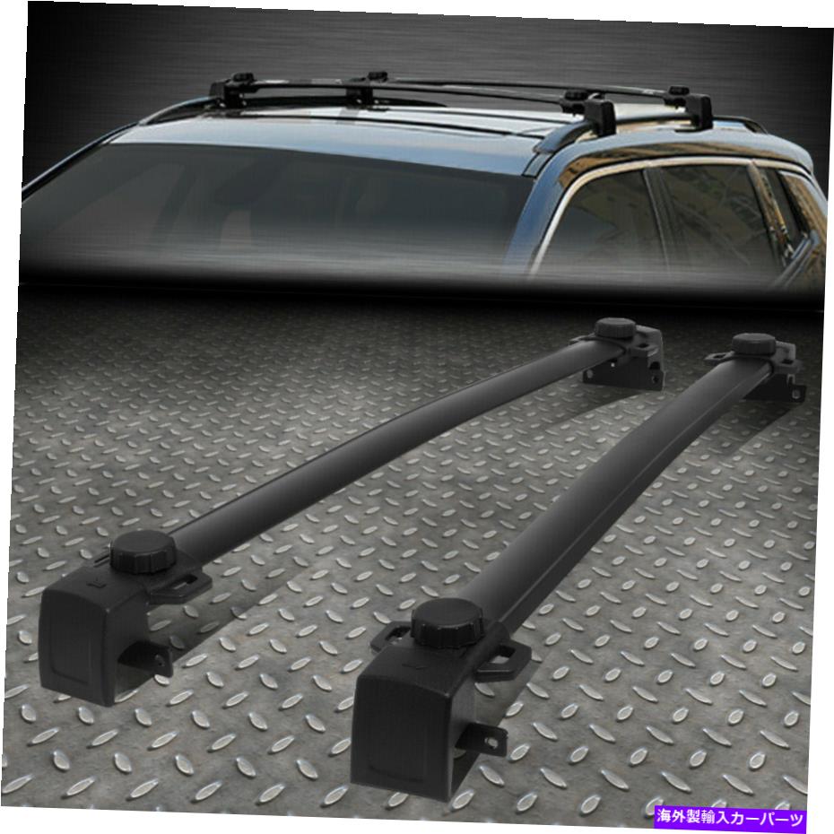 ルーフキャリア 17-22のジープコンパスMPボディルーフラックレールアルミクロスバー貨物運送業者 FOR 17-22 JEEP COMPASS MP BODY ROOF RACK RAIL ALUMINUM CROSS BAR CARGO CARRIER【並行輸入品】