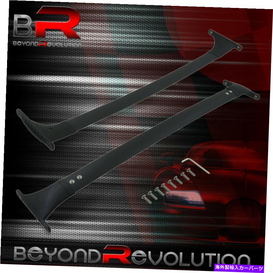 ルーフキャリア 2009-2014のムラーノSUV交換アルミニウムルーフラックレール荷物クロスバー For 2009-2014 Murano SUV Replacement Aluminum Roof Rack Rail Baggage Cross Bars【並行輸入品】