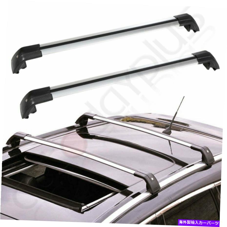 ルーフキャリア 三菱アウトランダー2015-2016スポーツ用の荷物トップルーフラッククロスバーセット Luggage Top Roof Rack Cross Bars Set For Mitsubishi Outlander 2015-2016 sport【並行輸入品】