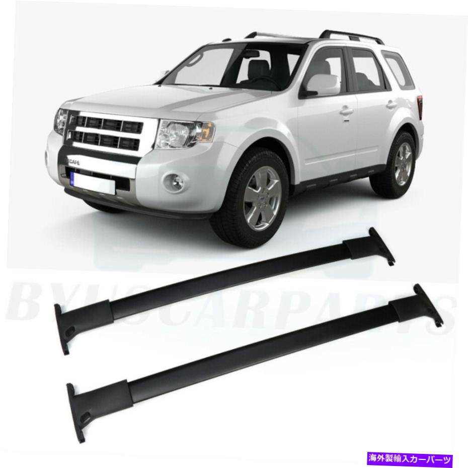 ルーフキャリア 2013-2019のルーフラックレールクロスバーフォードエスケープ荷物貨物荷物 Roof Rack Rail Cross Bars For 2013-2019 Ford Escape Luggage Cargo Baggage【並行輸入品】