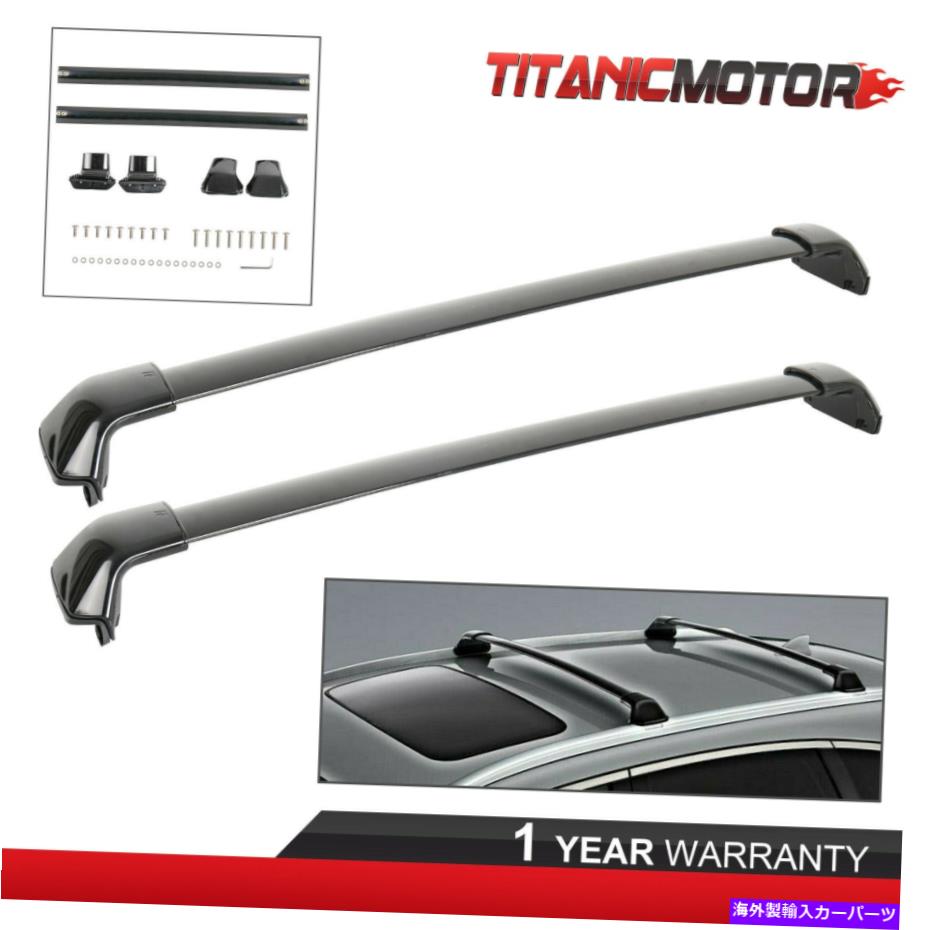 ルーフキャリア 既存のルーフレールを備えた2012-2016ホンダCRVのペア（2）トップルーフラッククロスバー Pair(2) Top Roof Rack Cross Bar For 2012-2016 Honda CRV with existing roof rails【並行輸入品】