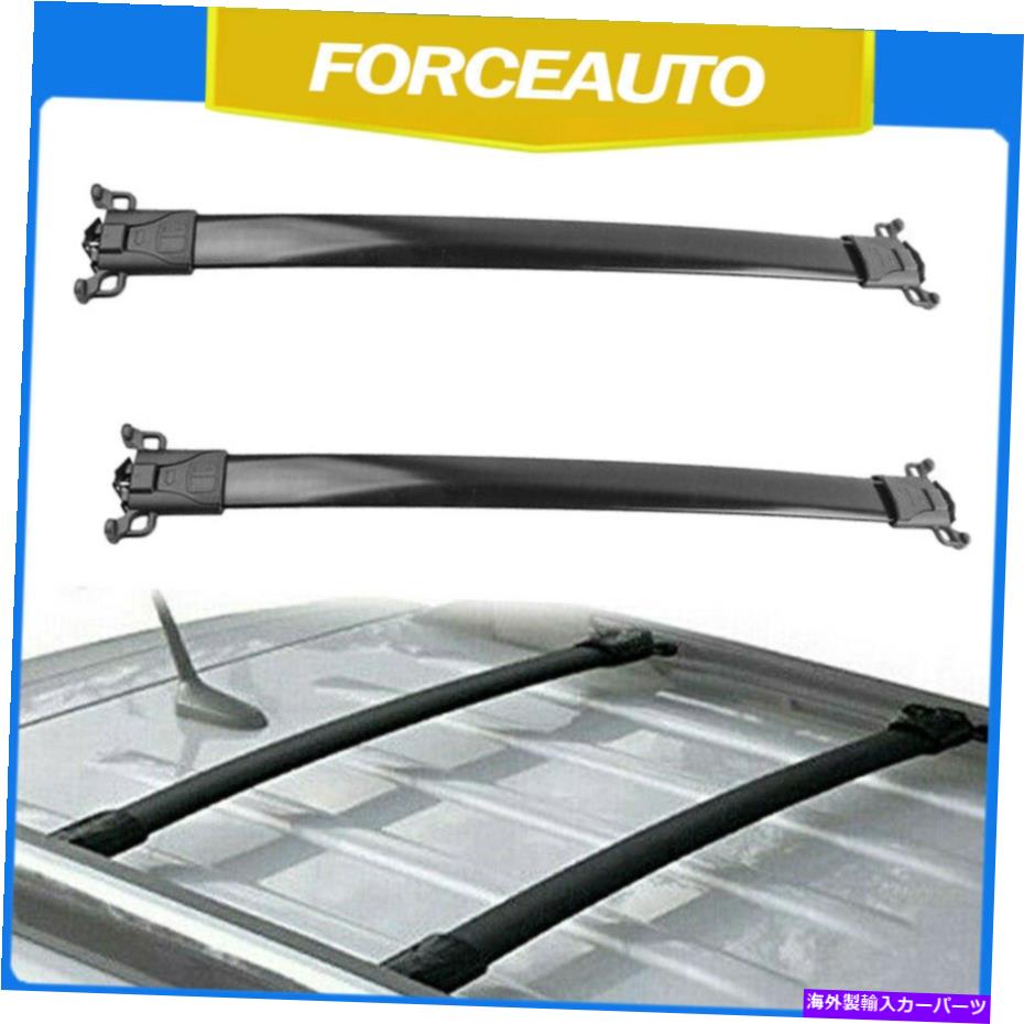 ルーフキャリア 10-17用の2つのルーフラッククロスバーシェビーequinox GMC地形F 37 '' R 29 ''長さ 2 Roof Rack Cross Bar For 10-17 Chevy Equinox GMC Terrain F 37'' R 29'' length【並行輸入品】