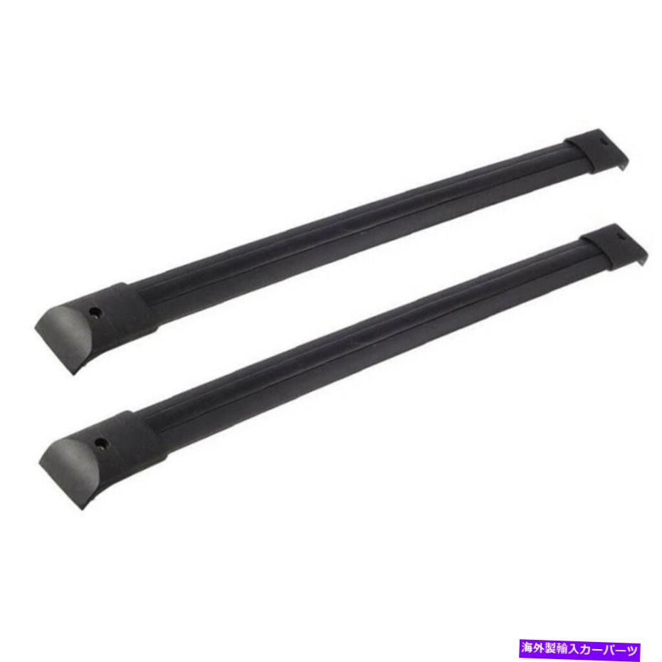 ルーフキャリア 1ペアトップルーフラッククロスバー荷物キャリアブラック2003-2008ホンダパイロット 1 Pair Top Roof Rack Cross Bar Luggage Carrier Black for 2003-2008 Honda Pilot【並行輸入品】