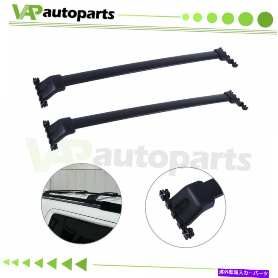 ルーフキャリア 2009-2015の黒いルーフラックホンダパイロットトップカーゴクロスバー荷物キャリア Black Roof Rack For 2009-2015 Honda Pilot Top Cargo Cross Bar Luggage Carrier【並行輸入品】