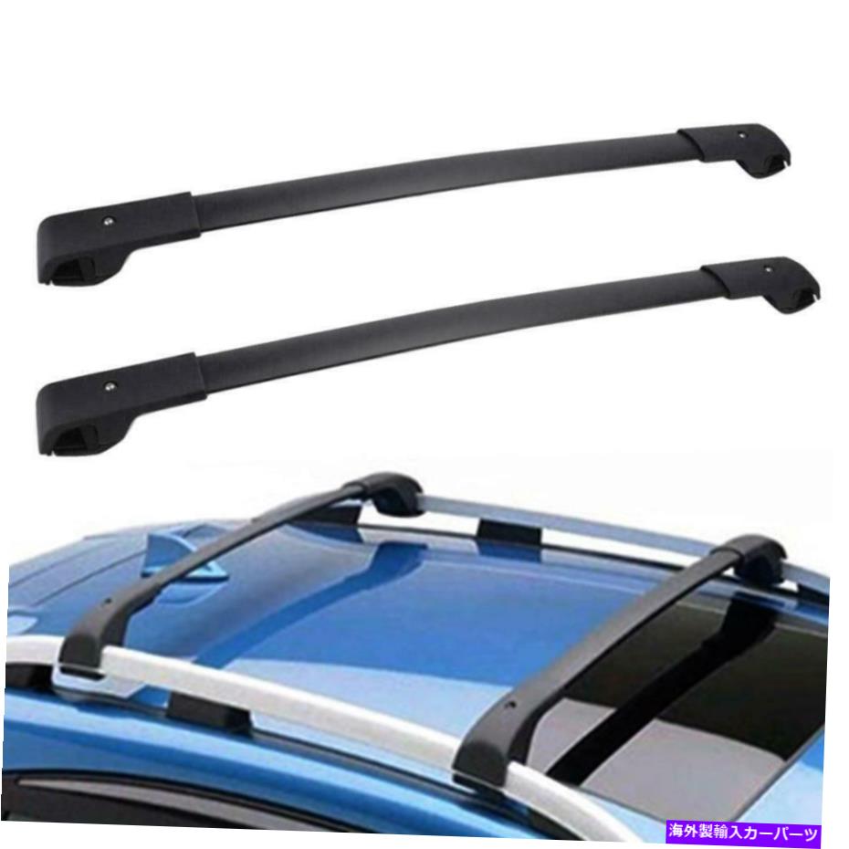 ルーフキャリア クロスバーXV CrossTrek 2018-2021荷物荷物に適したクロスバーラックレール Cross Bars Roof Rack Rail Fit for Subaru XV Crosstrek 2018-2021 Luggage Baggage【並行輸入品】