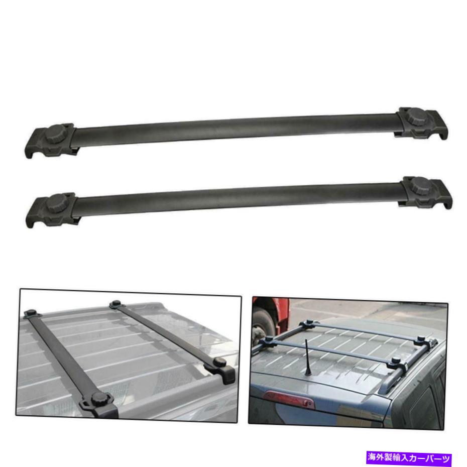 ルーフキャリア 07-14のトップルーフラッククロスレール荷物スタイル17 18ジープパトリオット Top Roof Rack Cross Rail Luggage Bars OE Style For 07-14 17 18 Jeep Patriot【並行輸入品】