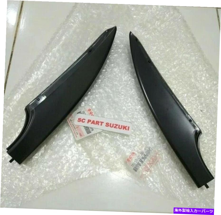 ルーフキャリア 本物のスズキSX4 SX 4ルーフレールラックカバーキャップフロントペアの右と左 GENUINE SUZUKI SX4 SX 4 ROOF RAIL RACK COVER CAP FRONT Pair Right and Left【並行輸入品】