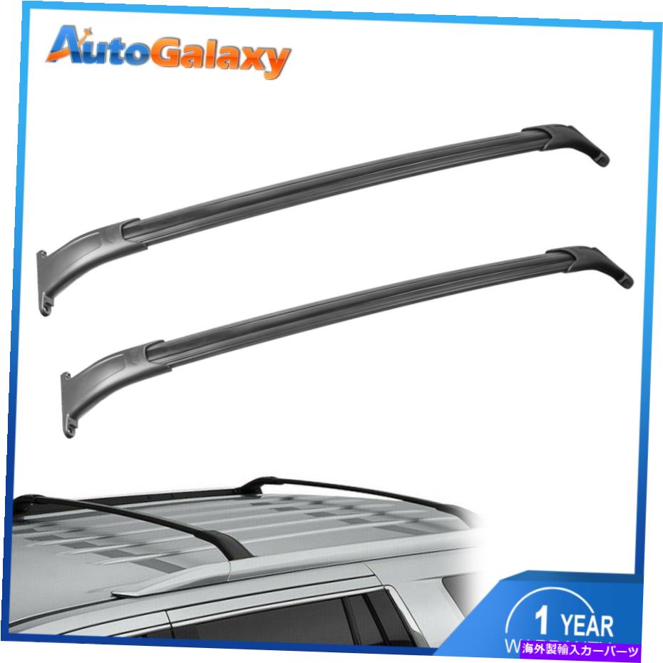 ルーフキャリア 2015-19の2PCSルーフラッククロスバーキャデラックエスカレードシボレー郊外GMCユーコン 2PCS Roof Rack Cross Bar For 2015-19 Cadillac Escalade Chevy Suburban GMC Yukon【並行輸入品】