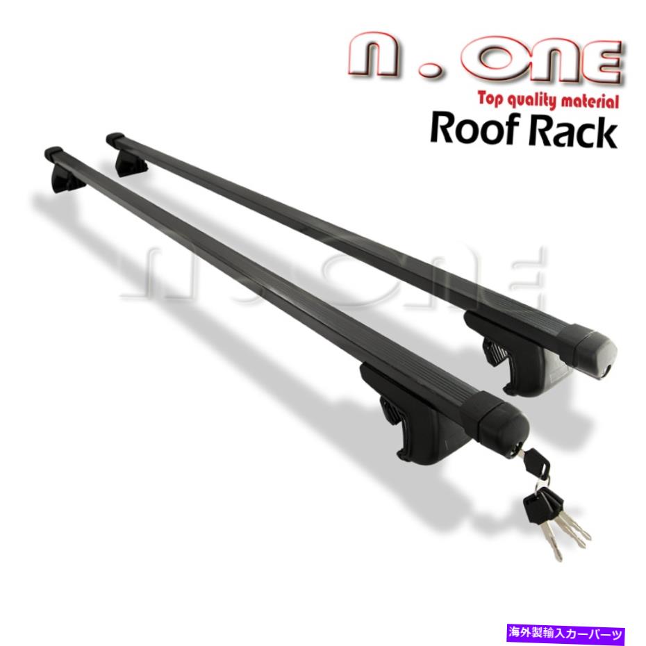 ルーフキャリア ルーフラックロッククロスバートップレールマウント荷物ホルダー貨物運送業者フィットトヨタ Roof Rack Lock Cross Bar Top Rail Mount Luggage Holder Cargo Carrier Fit Toyota【並行輸入品】