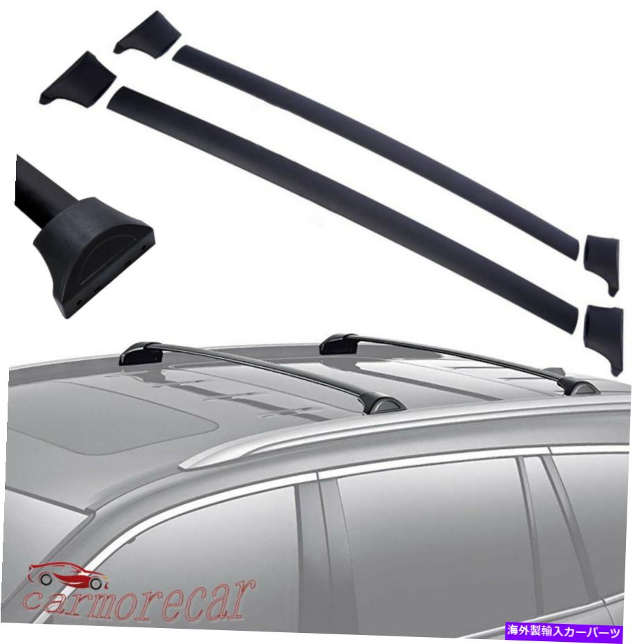 ルーフキャリア ホンダパイロット2016-2018ブラック用の1ペアトップルーフラッククロスバー 1 Pair Top Roof Rack Cross Bar New For Honda Pilot 2016-2018 Black【並行輸入品】