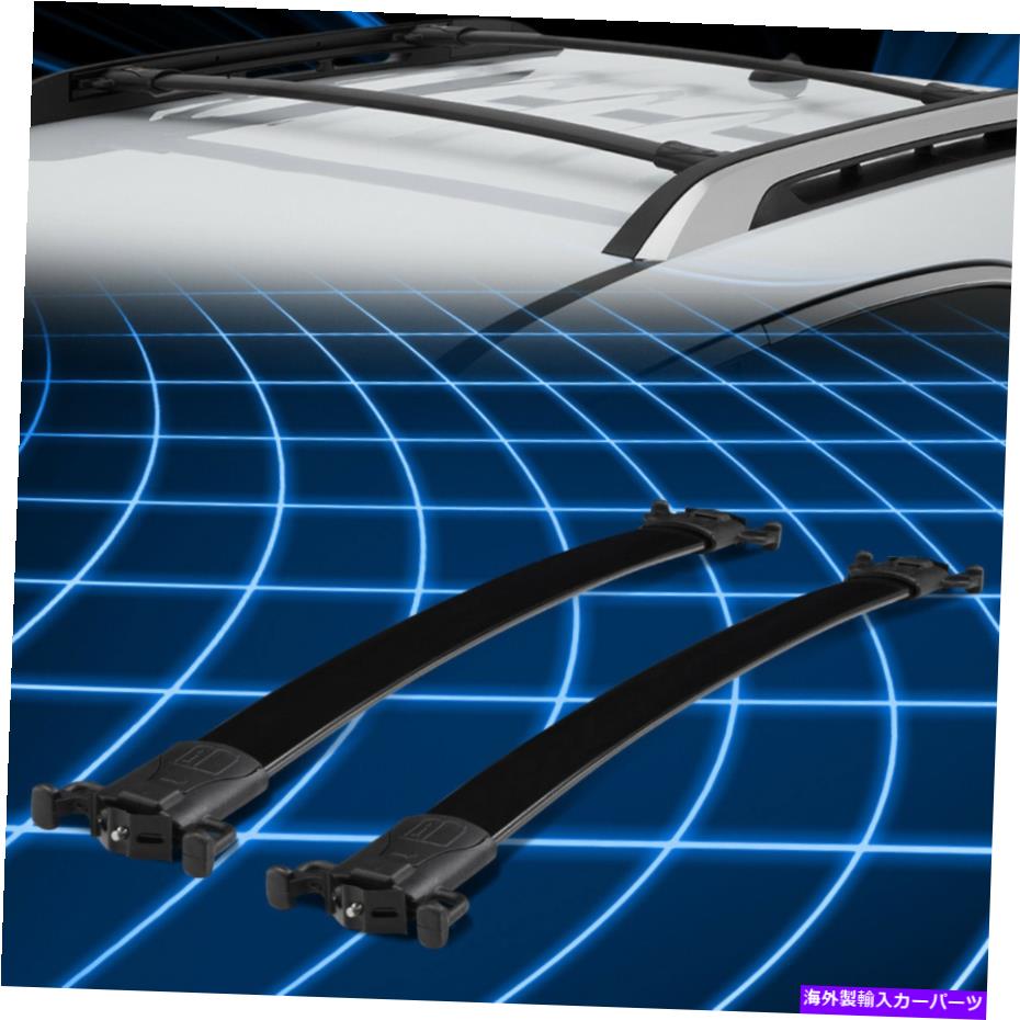 ルーフキャリア 10-17 equinox Terrainアルミニウムルーフラックレールクロスバー荷物キャリア For 10-17 Equinox Terrain Aluminum Roof Rack Rail Cross Bars Luggage Carrier【並行輸入品】