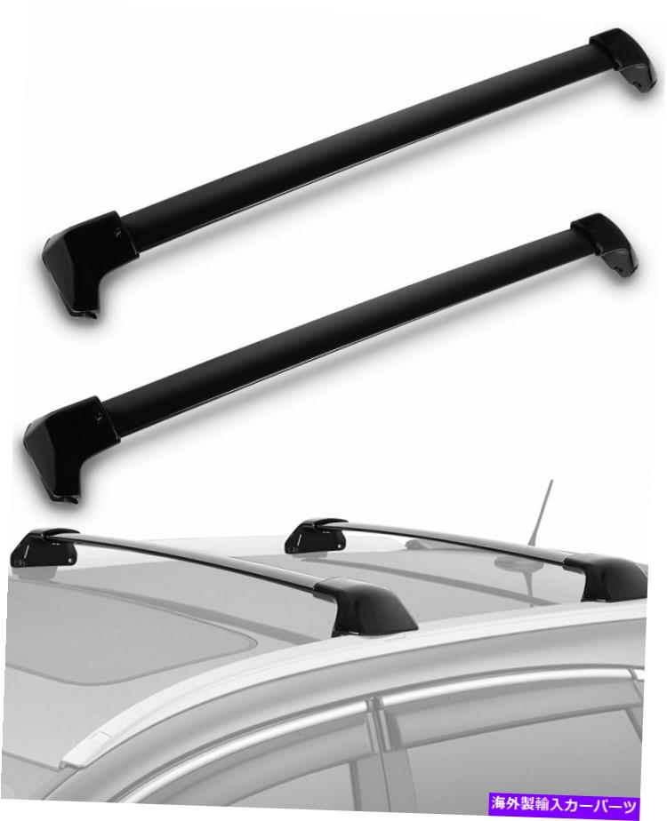ルーフキャリア 2012-2016 Honda CRV CR-Vのアルミニウムルーフラックサイドレール米国在庫 Aluminum Roof Rack Side Rails Bars Us Stock For 2012-2016 Honda CRV CR-V【並行輸入品】