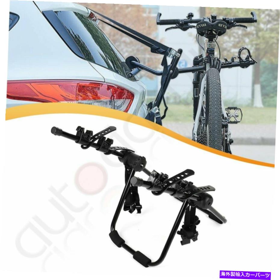 ルーフキャリア 2バイクトランクラックリアマウント2つのバイクキャリアカーSUV自転車セダン頑丈な新機能 2 Bike Trunk Rack Rear Mount Two Bikes Carrier Car SUV Bicycle Sedans Sturdy NEW【並行輸入品】
