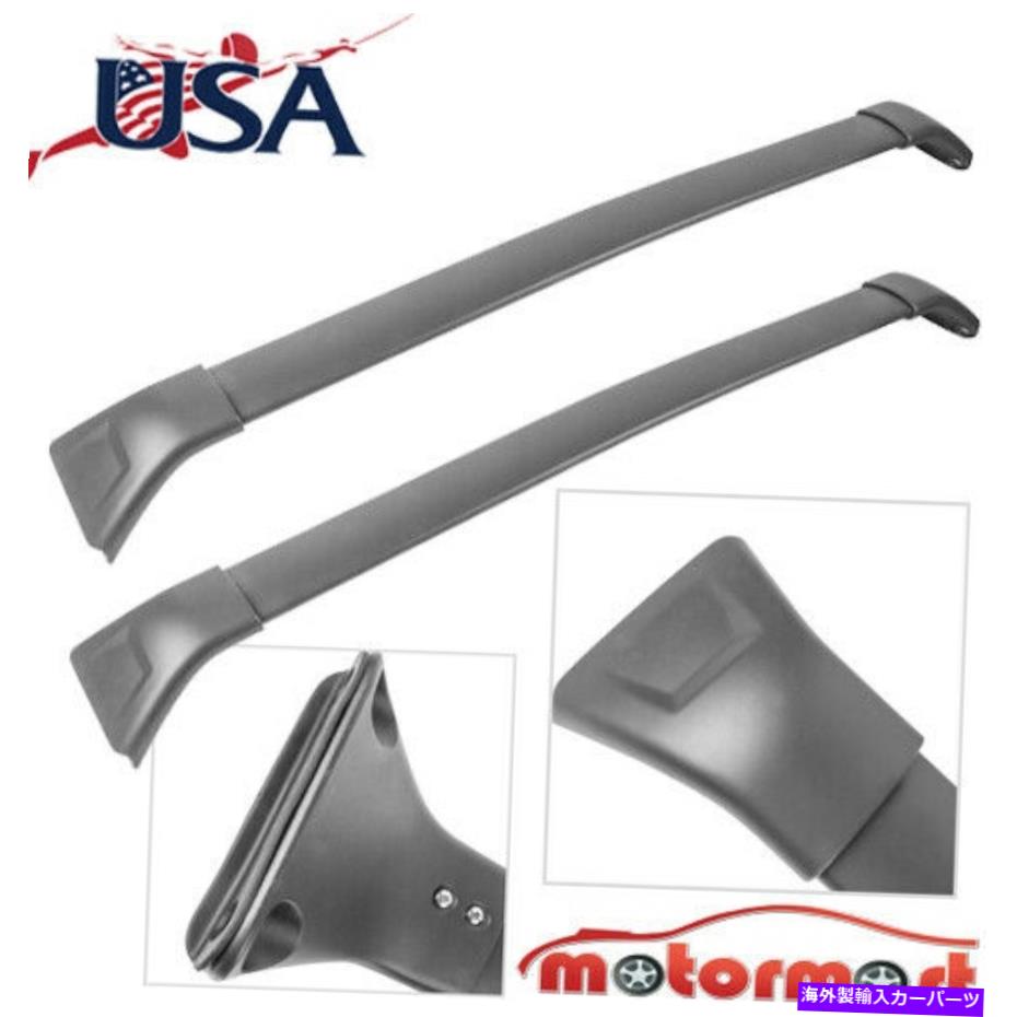 ルーフキャリア 2016-2017のブラッククロスバー貨物ルーフラック荷物キャリア Black Cross Bar Cargo Roof Rack Luggage Carrier For 2016-2017 Buick Envision New【並行輸入品】