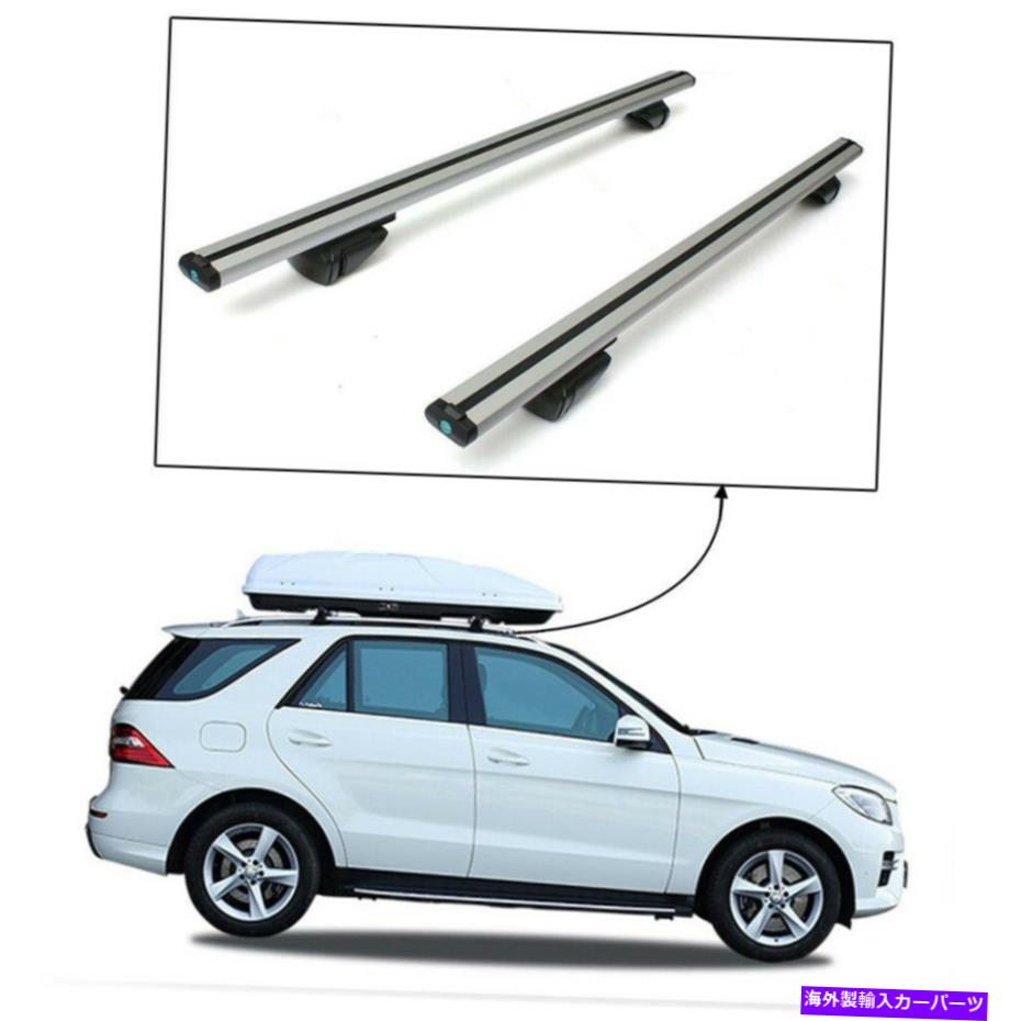ルーフキャリア 48 ''アルミニウムカートップ荷物ルーフラッククロスバーキャリアウィンドウフレームUS米国 48'' Aluminum Car Top Luggage Roof Rack Cross Bar Carrier Window Frame US【並行輸入品】