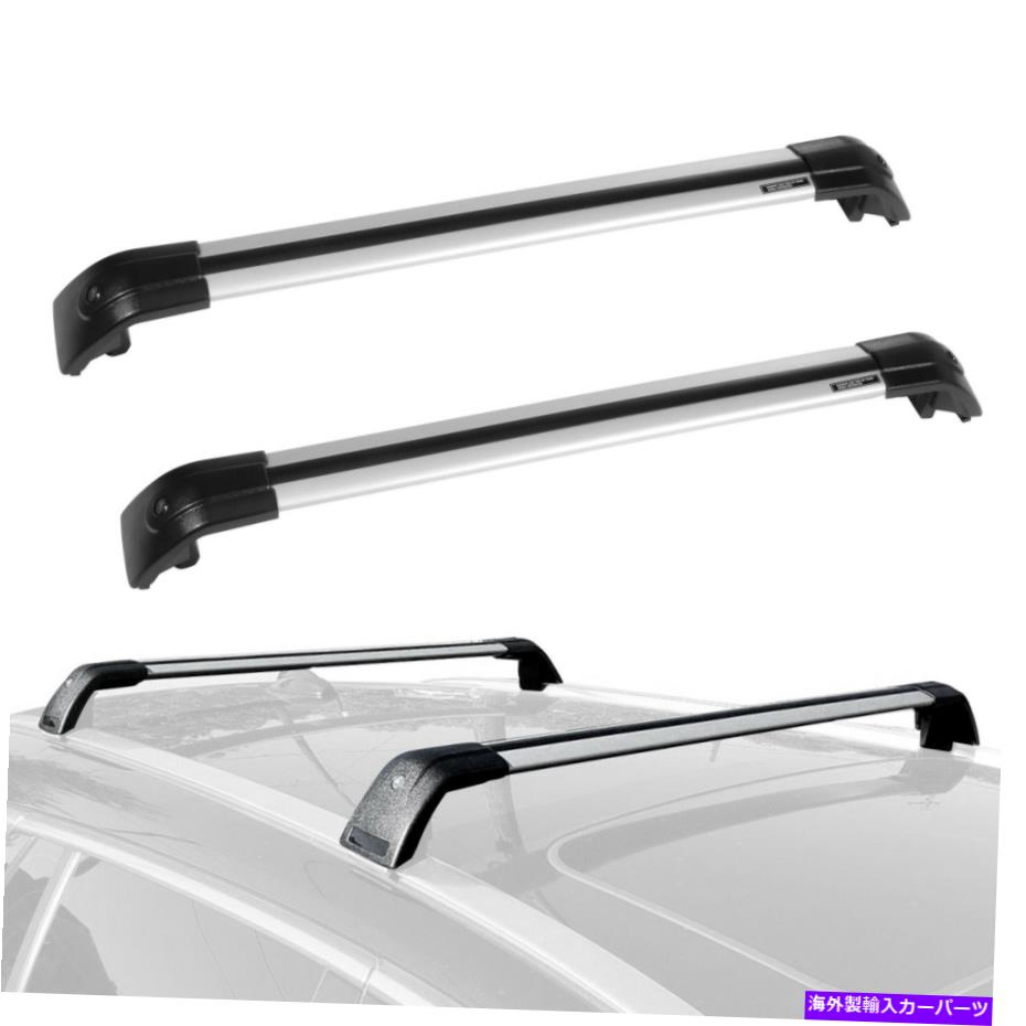 ルーフキャリア VW Tiguan 2010-2018フォルクスワーゲンルーフラッククロスバー荷物キャリアセット For VW Tiguan 2010-2018 Volkswagen Roof Rack Cross Bar Luggage Carrier Set【並行輸入品】