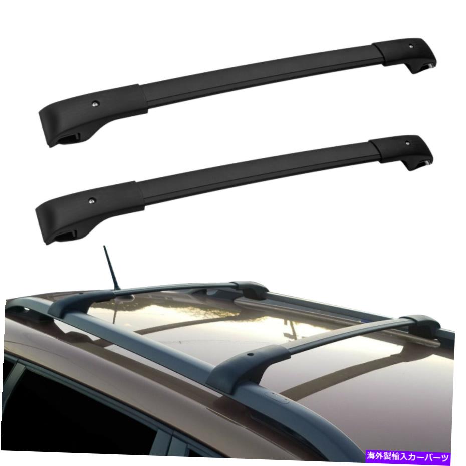 ルーフキャリア 2014-2021 Jeep Cherokeeアルミニウム荷物キャリア交換屋根クロスバー For 2014-2021 Jeep Cherokee Aluminum Luggage Carrier Replacement Roof Cross Bars【並行輸入品】