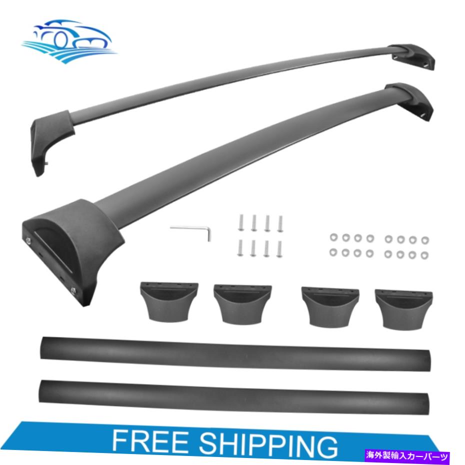 ルーフキャリア 2018-2020のルーフラッククロスバーセットホンダオデッセイアルミニウムブラックカーゴ3.5L V6 Set Roof Rack Cross Bar For 2018-2020 Honda Odyssey Aluminum Black Cargo 3.5L V6【並行輸入品】