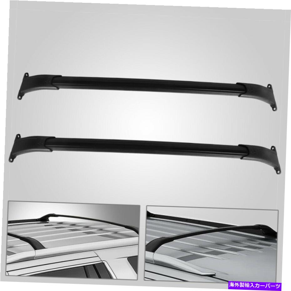 ルーフキャリア ルーフラッククロスバーアルミニウムフィット2015-2019 GMC Yukon XL Chevy Tahoe郊外 Roof Rack Cross Bars Aluminum Fits 2015-2019 GMC Yukon XL Chevy Tahoe Suburban【並行輸入品】