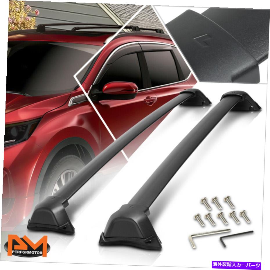 ルーフキャリア 17-19のホンダCR-V CRV OEスタイルアルミニウムトップルーフラックレール荷物クロスバー For 17-19 Honda CR-V CRV OE Style Aluminum Top Roof Rack Rail Luggage Cross Bars【並行輸入品】