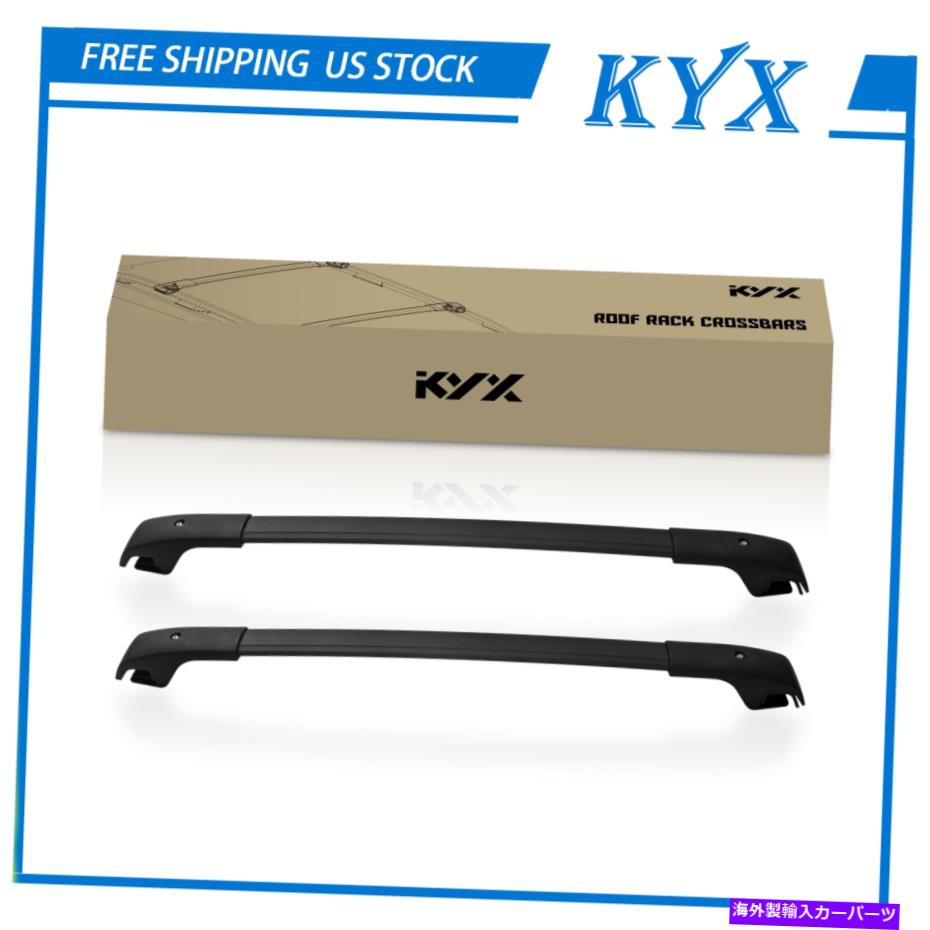 ルーフキャリア 2014-2021のルーフクロスバージープチェロキーアルミニウム荷物キャリアの交換 Roof Cross Bars for 2014-2021 Jeep Cherokee Aluminum Luggage Carrier Replacement【並行輸入品】