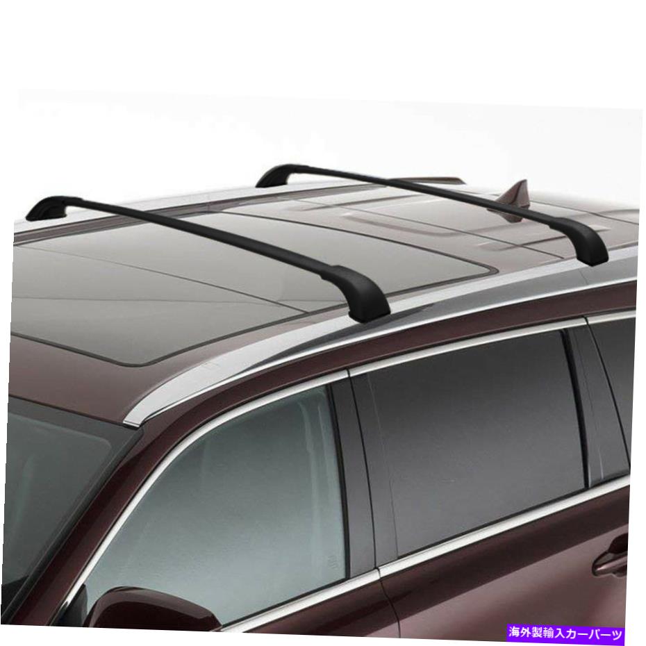 ルーフキャリア 14-18トヨタハイランダーSE XLE LIMITED用のアルミニウムトップルーフラックレールクロスバー Aluminum Top Roof Rack Rail Cross Bar for 14-18 Toyota Highlander SE XLE Limited【並行輸入品】