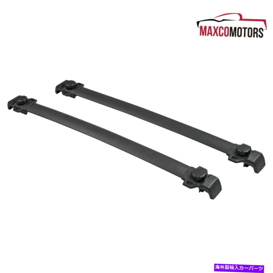 ルーフキャリア クロスバーは09-18ダッジジャーニーアルミニウムブラックカールーフラゲッ??ジカーゴラック Cross Bars Fits 09-18 Dodge Journey Aluminum Black Car Roof Luggage Cargo Rack【並行輸入品】